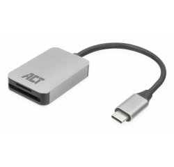 ACT Lecteur de cartes USB-C pour SD et micro SD, SD 4.0 UHS-II