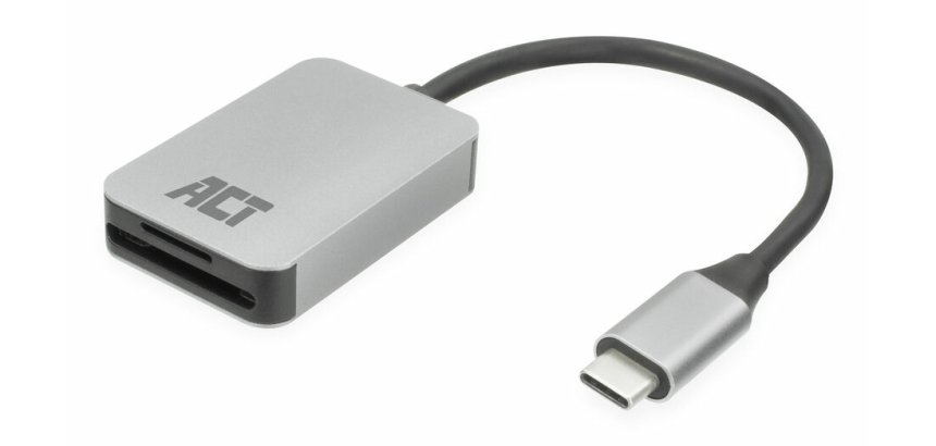 ACT USB-C kaartlezer voor SD en micro SD, SD 4.0 UHS-II