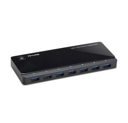 TP-Link UH720 hub & concentrateur USB 3.2 Gen 1 (3.1 Gen 1) Micro-B 5000 Mbit/s Noir