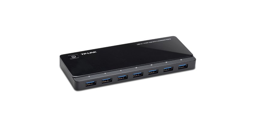 TP-Link UH720 hub & concentrateur USB 3.2 Gen 1 (3.1 Gen 1) Micro-B 5000 Mbit/s Noir