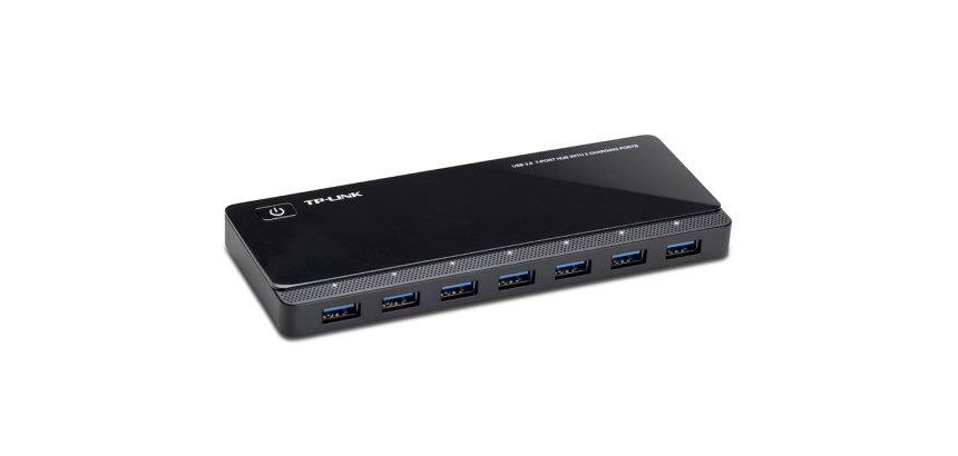 TP-Link UH720 hub & concentrateur USB 3.2 Gen 1 (3.1 Gen 1) Micro-B 5000 Mbit/s Noir