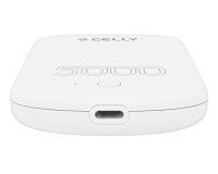 Celly MAGPB5000PROWH batería externa 5000 mAh Cargador inalámbrico Blanco
