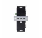 StarTech.com Adaptador Serie a Ethernet - Conversor RJ45 LAN IP a DB9 RS232 - Servidor de Dispositivos Serie de 4 Puertos - Carcasa de Metal - Dispositivos Serie Remotos - Pared o Carril DIN - TAA