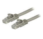 StarTech.com 1.5m CAT6 Ethernet Cable - Grey CAT 6 Gigabit Ethernet Wire -250MHz 100W PoE RJ45 UTP Network/Patch Cord Snagless w/Strain Relief Individually Tested