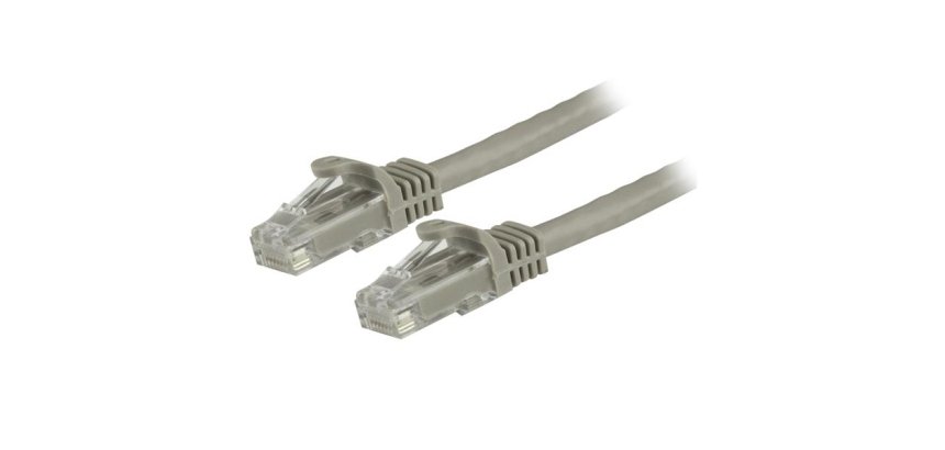 StarTech.com Câble Ethernet CAT6 1,5 m Gris - Cordon RJ45 Anti-Accroc Gigabit CAT 6 - Câble Réseau Internet LAN UL/TIA 100 W PoE UTP 250 MHz - Câble Informatique Catégorie 6