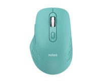 Nilox RATON DUAL WIRELESS 1600 DPI VERDE mouse Ufficio Bluetooth + USB Type-A Ottico