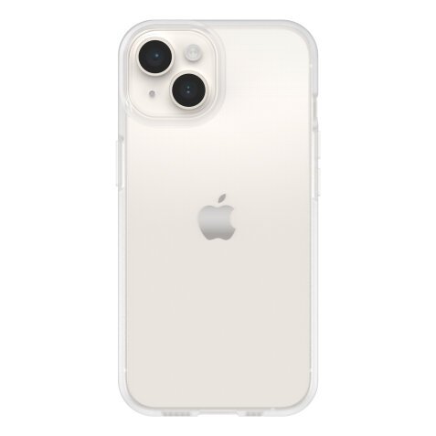 OtterBox React Série Coque pour iPhone 14, Antichoc, anti-chute, ultra-mince, protection fine, testé selon les normes militaires, Antimicrobien, Clear, livré sans emballage