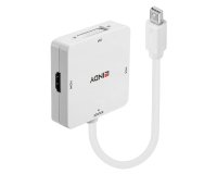 Lindy Adaptateur actif Mini DisplayPort 1.2 vers HDMI, VGA et DVI-D
