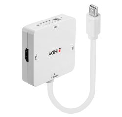 Lindy Mini DisplayPort 1.2 to HDMI 1.4, DVI and VGA Converter