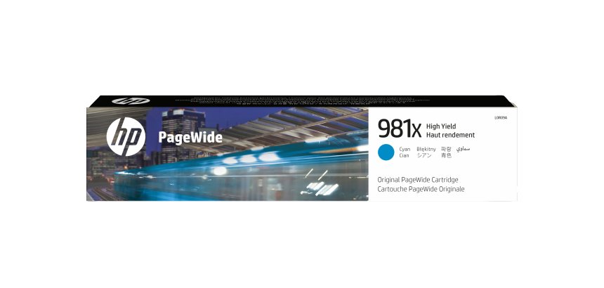 HP 981X cartouche PageWide Cyan grande capacité authentique