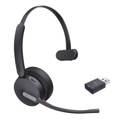 Yealink WH64 Hybrid Mono Teams Auricolare Wireless A Padiglione Ufficio Micro-USB Bluetooth Nero