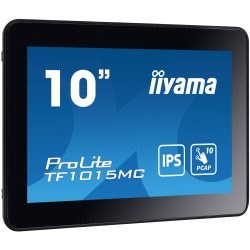 iiyama TF1015MC-B3 Écran d'affichage dynamique Écran plat interactif 25,6 cm (10.1") LED 500 cd/m² HD Noir Écran tactile