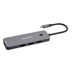 Verbatim CMH-08 USB Type-C 5000 Mbit/s Argent