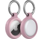 Funda protectora con llavero para localizador o rastreador OtterBox 77-94249 Sleek Case Series para Apple AirTag, rosa