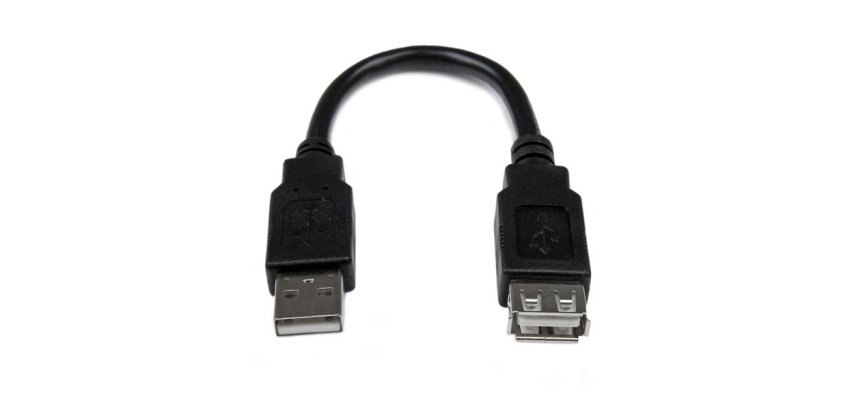 StarTech.com Câble d'extension USB 2.0 de 15cm - Rallonge USB A vers A - M/F