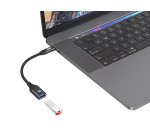 Conceptronic ABBY18B adattatore per inversione del genere dei cavi USB-C USB-A Nero