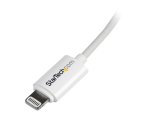 StarTech.com Câble Apple Lightning vers USB pour iPhone, iPod, iPad - 2 m Blanc
