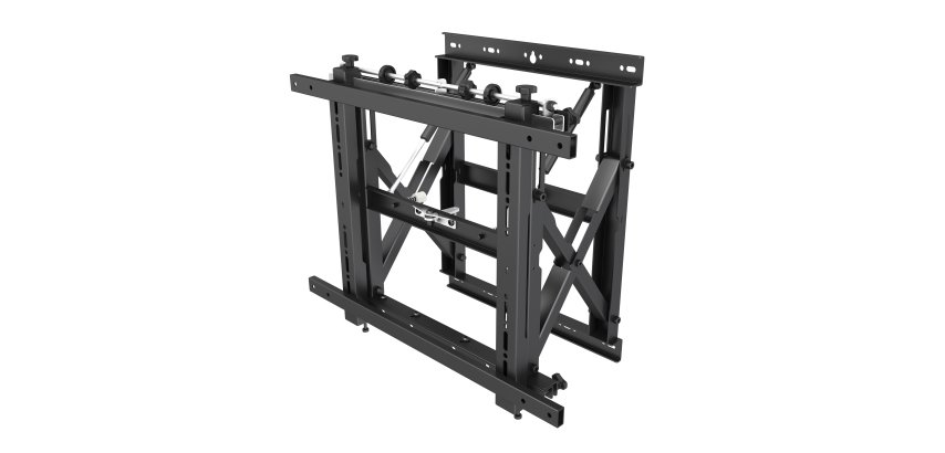 Equip 650325 Staffa per montaggio a parete TV push-in pop-out da 43” a 70”