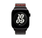 Apple Nike Sport Loop Band Schwarz Nylon, recyceltes Polyester, Spandex