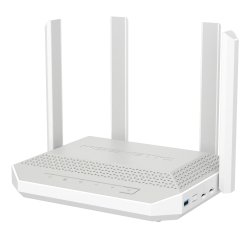 Keenetic Hopper 4G+ (KN-2312) Modem-routeur 4G+ Wi-Fi 6 maillé AX3000 avec 2 emplacements SIM et commutateur intelligent Gigabit 5 ports et port USB 3.0 multifonctionnel