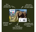 Epson Elephant 24XL Claria Photo HD Single Cyan Ink