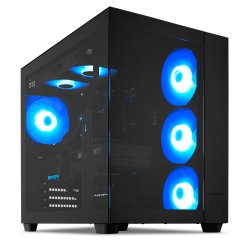 ERAZER Tank X10e MD340065 Intel® Core™ i7 i7-14700 32 Go DDR5-SDRAM 2 To SSD NVIDIA GeForce RTX 5070 Windows 11 Home Bureau PC Noir