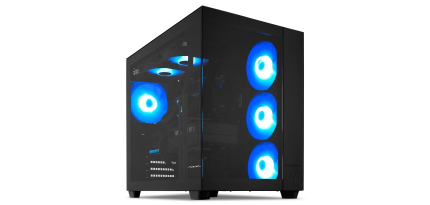 ERAZER Tank X10e MD340065 Intel® Core™ i7 i7-14700 32 Go DDR5-SDRAM 2 To SSD NVIDIA GeForce RTX 5070 Windows 11 Home Bureau PC Noir