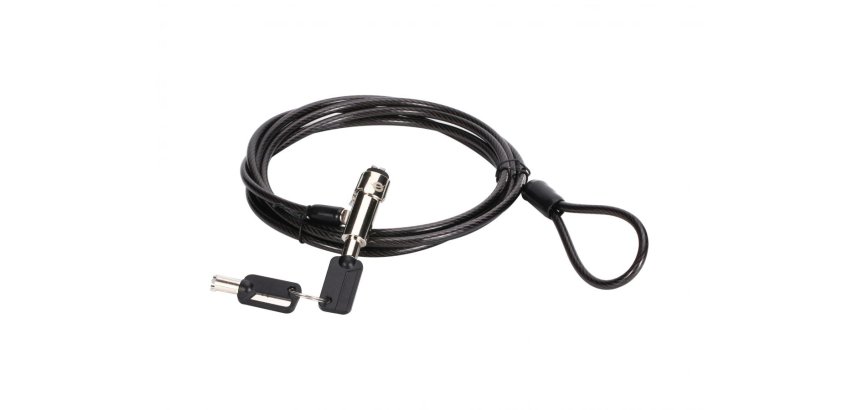 Conceptronic CUSTODIO02BN cable antirrobo Negro 1,8 m