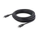 StarTech.com Câble de Charge Rapide USB-C de 4m, Charge et Synchronisation, 100W (5A) PD, USB 2.0, Certifié USB-IF - Cordon de Charge USB C Noir