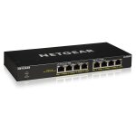 NETGEAR GS308PP Non-géré Gigabit Ethernet (10/100/1000) Connexion Ethernet, supportant l'alimentation via ce port (PoE) Noir