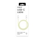 Celly USBCUSBCCOTTYL cable USB 1,5 m USB C Blanco, Amarillo