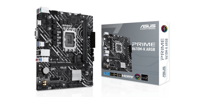 ASUS PRIME H610M-K ARGB Intel H610 LGA 1700 micro ATX