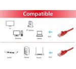 Equip 625421 cavo di rete Rosso 2 m Cat6 U/UTP (UTP) Rotondo
