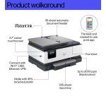 HP OfficeJet Pro 8132e Wireless All-in-One Color Printer, Instant Ink; Two-sided printing