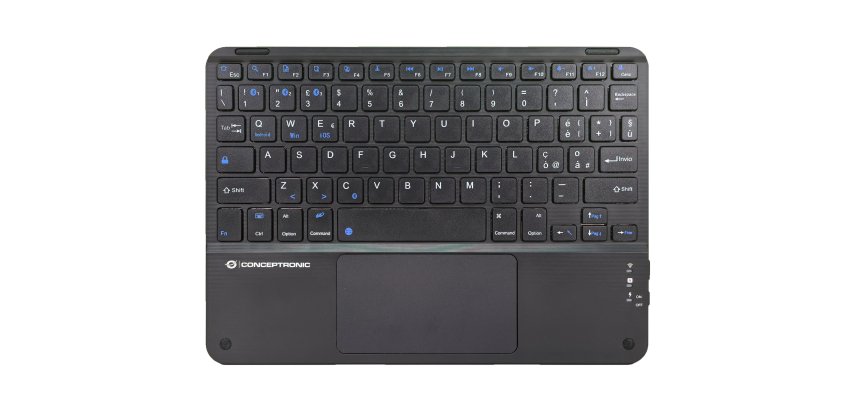 Conceptronic TOBIN01BIT tastiera Universale Bluetooth QWERTY Italiano Nero