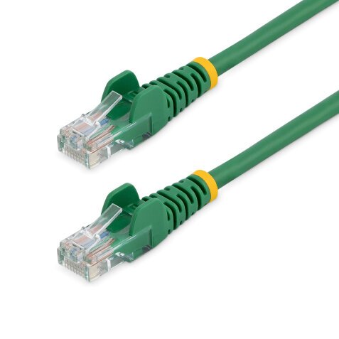 StarTech.com Câble réseau Cat5e UTP sans crochet de 1m - Cordon Ethernet RJ45 anti-accroc - M/M - Vert