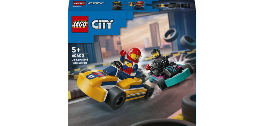 LEGO City Go-Karts and Race Drivers Toy Set 60400