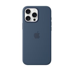 Apple Custodia MagSafe in silicone per iPhone 16 Pro Max - Denim