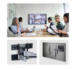 StarTech.com Support Mural Articulé Robuste pour Téléviseur à Écran Plat jusqu'à 100" et 85kg, VESA 800x500, Support à Profil Bas, Conforme TAA