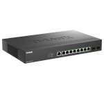 D-Link DMS-1250-10SP/E commutateur réseau Géré 2.5G Ethernet (100/1000/2500) Connexion Ethernet, supportant l'alimentation via ce port (PoE) Noir