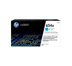 HP 654A toner cyan authentique LaserJet