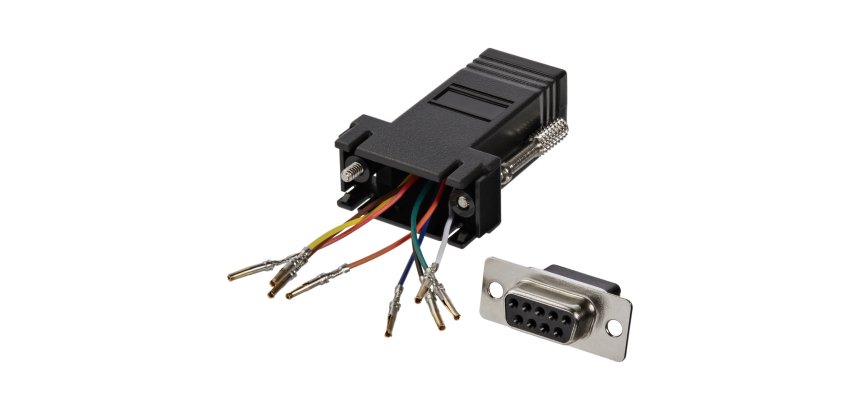 StarTech.com DB9 auf RJ45 Modular Adapter - Bu/Bu