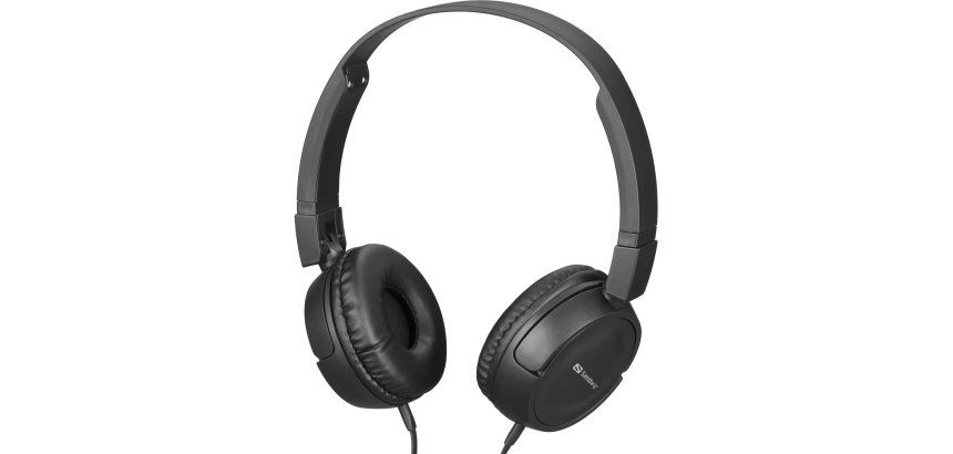 Sandberg Saver MiniJack HeadPhoneTravel Hoofdtelefoons Bedraad Hoofdband Reizen Zwart