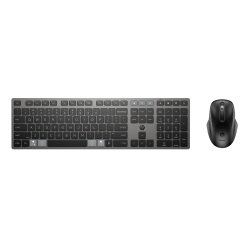 HP 720 Multi-Device Rechargeable Wireless Keyboard and Mouse Combo