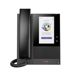 Poly Téléphone multimédia professionnel CCX 400 pour Microsoft Teams et compatible PoE