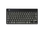 R-Go Tools Clavier ergonomique R-Go Compact Break, clavier compact avec logiciel de pause,AZERTY (FR), Bluetooth, noir