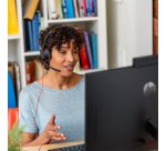 HP Poly Micro-casque stéréo USB-C Poly Blackwire 5220 + prise 3,5 mm + adaptateur USB-C/A (lot)