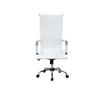 Equip Office Chair, Ribbed Upholstery, High-Back, White