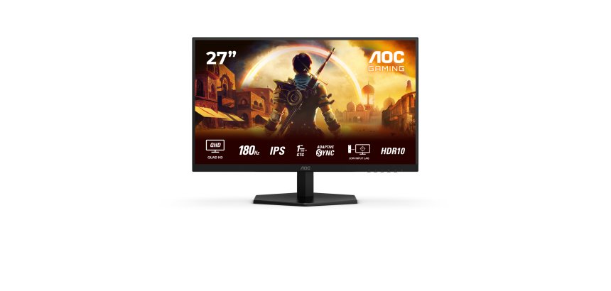 AOC G4 Q27G42XE computer monitor 68.6 cm (27") 2560 x 1440 pixels Quad HD Black, Red