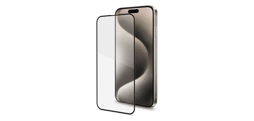 Celly FULLGLASS1081BK protector de pantalla o trasero para teléfono móvil Apple 1 pieza(s)